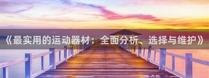 意昂5(KGAME)官网:《最实用的运动器材:全面分析、选择